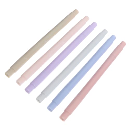 WOFASHPURET 6st Textmarker Markierstift Mit Keilspitze Markierungsstift Für Schüler Permanentmarker Durchsichtiger Dreiecksmarkierungen Bunter Lackstift Lesezeichen Büro Fluoreszenz Plastik von WOFASHPURET