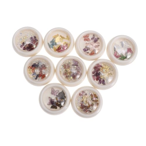 WOFASHPURET Schmetterlinge Nageldekor Boxen DIY Maniküre Schmuck Harz Langlebig für Nagelkunst für Feste und Persönliche WOFASHPURET Schmetterlinge Nageldekor Boxen DIY Maniküre Schmuck Harz Langlebig für Nagelkunst für Feste und Persönliche von WOFASHPURET