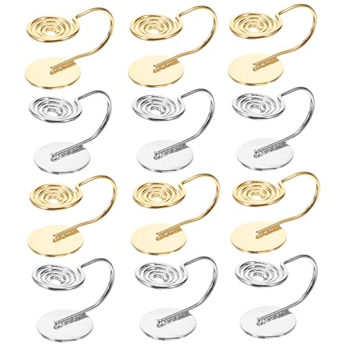 WOFASHPURET U Form Ohrclip Umwandlungsadapter DIY Ohrclip Ohrringe Zubehör Für ädchen 8mm Runde Platten Stahl Und Goldfarbe Pro Farbe Hypoallergen Ideal Für von WOFASHPURET