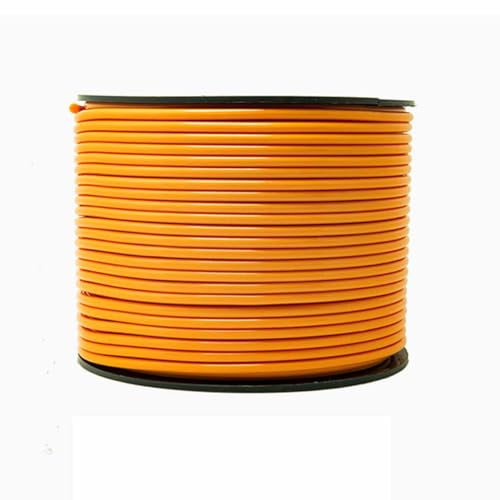 WOFDALY PVC-Schweißdraht Kunststoff-Schweißstäbe Schweißpunkte Durchmesser 4 mm Länge 100 m,Orange von WOFDALY