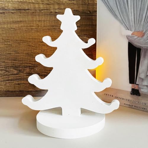 Silikonformen Gießformen Kerzenhalter - Weihnachtsbaum Teelichthalter Kerzenformen, Kerzenform Weihnachtsbaum,Weihnachten Silikonform Seifenform Epoxidharz Für Sojawachs Kerzen, Seife, Gips, Handwe von WOGXN