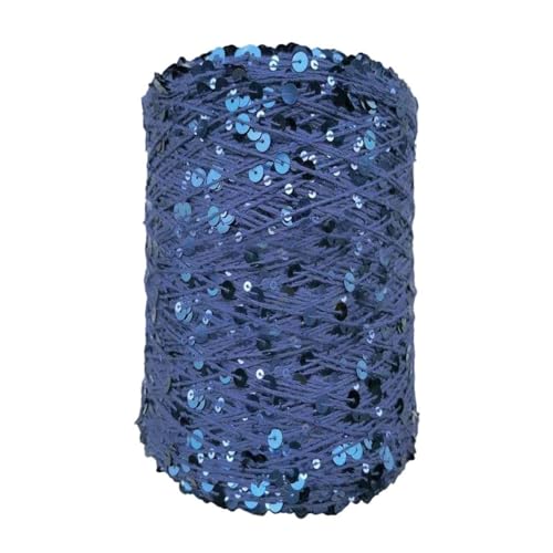 Baumwolle Strickgarn 50g/Stück Bling Bling Pailletten Dekoratives Garn Laser Pailletten DIY Kleidungsstück Zubehör 4PCS WOL419 von WOLTHID