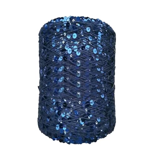 Baumwolle Strickgarn 50g / Stück Bling Bling Pailletten Dekoratives Garn Laser Pailletten DIY Kleidungsstück Zubehör 1PCS WOL052 von WOLTHID