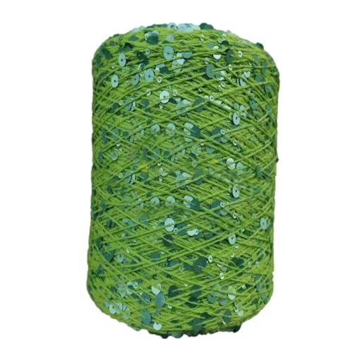 Baumwollgarne 50G funkelndes Garn häkeln Strings Pailletten Glitzergarn für DIY Stitch Zubehör Stoffpuppe Kleidung 1PCS WOL536 von WOLTHID