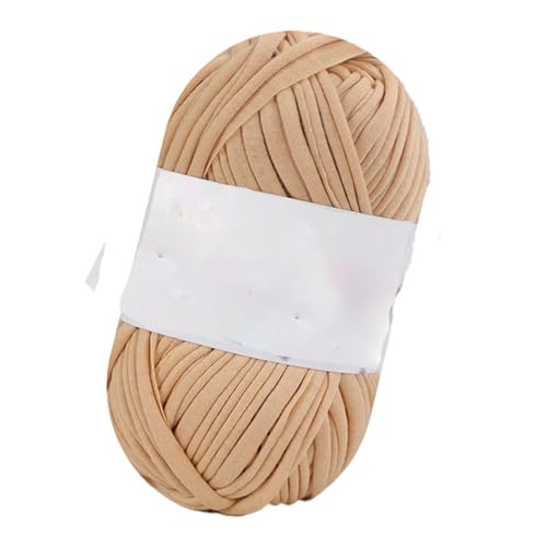 Hand Knitting Yarn Elastisches Stofftuch buntes Strick-T-Shirt-Garn dickes Häkelgarn für DIY-Handwerk Decke Kissen Häkelprojekte 2 Stück C32 von WOLTHID