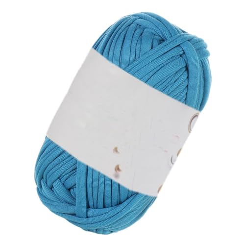 Ribbon Yarn Elastisches Stofftuch buntes Strick-T-Shirt-Garn dickes Häkelgarn für DIY-Handwerk Decke Kissen Häkelprojekte 2 Stück C05 von WOLTHID