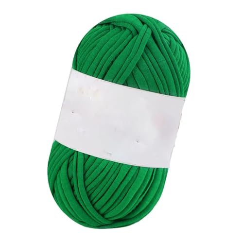 Ribbon Yarn Strickgarn superweiches grobes Garn zum Häkeln buntes grobes Garn zum Häkeln von Stoff Stoff T-Shirt-Garn Teppichgarn Basteln 2 Stück C50 von WOLTHID