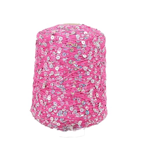 Sparkle Metallic Garne 50g Pailletten Baumwollgarn zum Häkeln für Stricken Weben DIY Handwerk Zubehör 1PCS WOL342 von WOLTHID