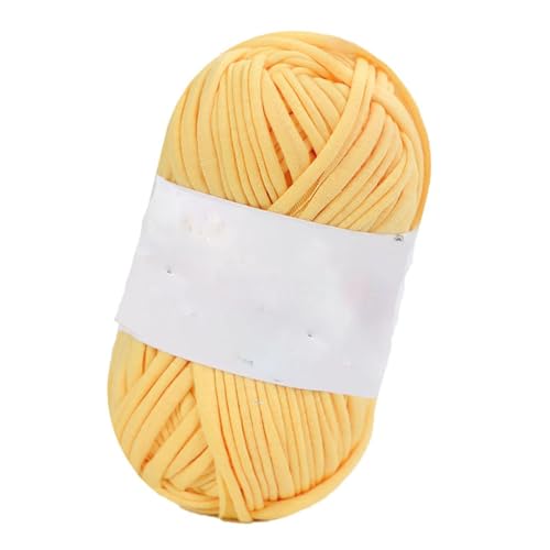 T-Shirt Tape Yarn Strickgarn superweiches grobes Garn zum Häkeln buntes grobes Garn zum Häkeln von Stoff Stoff T-Shirt-Garn Teppichgarn Basteln 2 Stück C41 von WOLTHID