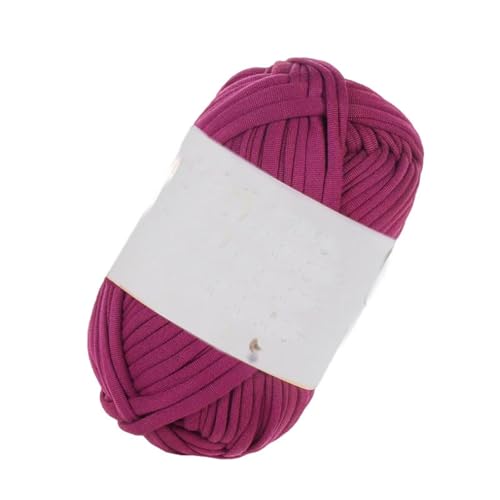 Yarn for Knitting Elastisches Stofftuch buntes Strick-T-Shirt-Garn dickes Häkelgarn für DIY-Handwerk Decke Kissen Häkelprojekte 2 Stück C39 von WOLTHID