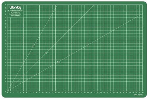 Wonday Schneidematte, A3, 450 x 300 mm, selbstheilend, Klasse B von WONDAY