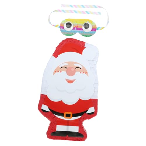 1 Satz Weihnachtspinata für Kinder Weihnachts-Piñata-Füller Pinata- -Requisite Pinata-Stuffer weihnachtsdeko halloween pinata hängendes Dekor Pinata zum Thema Weihnachten Papier WOONEKY von WOONEKY