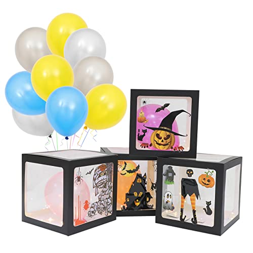WOONEKY 1 Set-box Halloween Ballon Box Halloween-ballonboxen Halloween-partyzubehör Halloween- -requisiten Emulsion von WOONEKY