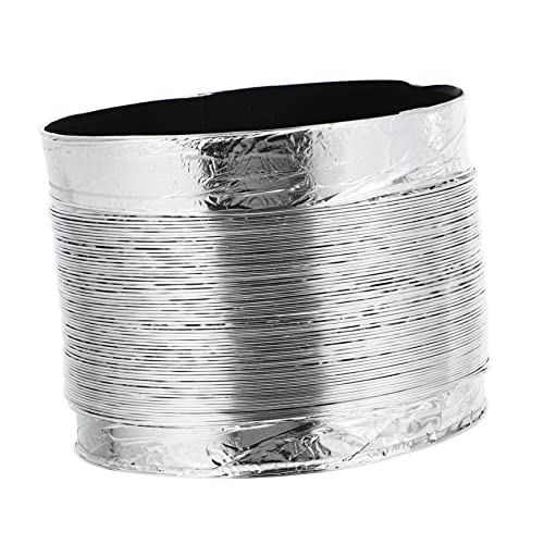 WOONEKY 1 Stück Dunstabzugshauben Auspuffrohr Aluminiumfolienführung Küchenentlüftungsschlauch Aluminiumfolien Luftschlauch Flexibler Luftkanal Küchenzubehör Aluminiumfolien von WOONEKY