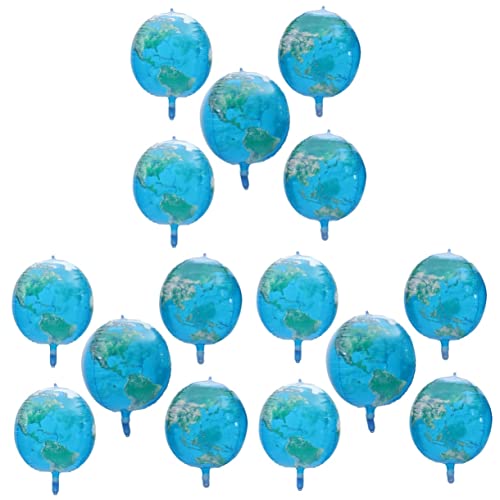 WOONEKY 15 Stck. -ballon Wasserballon Ballon Grad Ballons Luft Ebene Ballonbogen-kit Helium Ballonbogen-set Für Den Herbst Ballonpumpe Elektrisch Led-ballonlichter Sky-blue Pa-nylon von WOONEKY