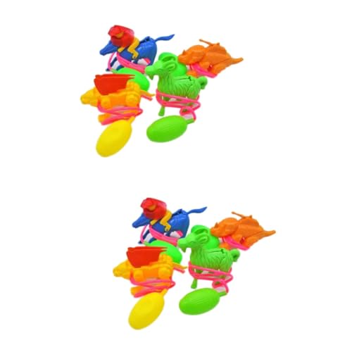 WOONEKY 16 Stk Luftdruckspringender Frosch Aufblasbares Spielzeug Hüpfende Tierspielzeuge Sprungfroschspielzeug Lernspielzeug Für Kinder Springfrösche Für Kinder Springspielzeug Pvc von WOONEKY