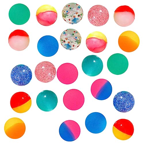 WOONEKY 24st Bunte Hüpfbälle Dekorative Hüpfbälle Mini-hüpfbälle Hüpfbälle Für Kinder Kleiner Hüpfball Farbige Hüpfbälle Ball Mit Hoher Sprungkraft Hüpfendes Spielzeug Spielzeuge Plastik von WOONEKY