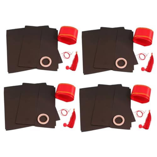 WOONEKY 4 Stück Graduierung DIY Handwerk DIY-Material für den abschluss Abschlusskappen für Kinder handystativ Graduation Cap Graduierung handgemachtes Material Graduierung DIY-Tool von WOONEKY