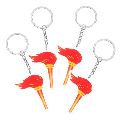 WOONEKY Metall-Taschenlampe Schlüsselanhänger Dekorationen Kreativer Sport Schlüsselanhänger Gefälschte Taschenlampe Party Favor Schule Sport Party Zubehör von WOONEKY