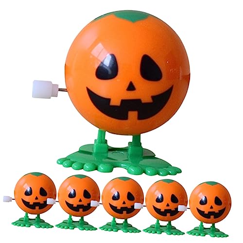 WOONEKY 6St Halloween-Spielzeug Halloween-Aufziehspielzeug Lächeln Gesicht Kürbisse Spielzeug halloween spielzeug halloween toys Halloween-Laufspielzeug Desktop-Spielzeug zum Aufziehen von WOONEKY