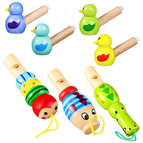 WOONEKY 7 Stk Tierische Pfeife Kajakpfeife Tierisches Pfeifenspielzeug Krachmacherpfeife Kinderpfeife Spielzeug Kazoo Für Kinder Spielzeugpfeife Tierpfeife Krachmacher-spielzeug Pvc von WOONEKY