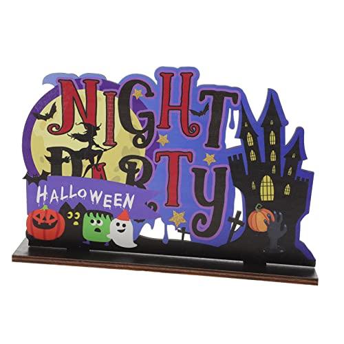 WOONEKY Halloween Ornamente Schild Tür Halloween Tier Tablett Dekor Halloween Dekor Künstliche Kürbisse Dekoration Halloween Mittelstücke Für Tische Halloween Kürbis Dekor Herbst von WOONEKY