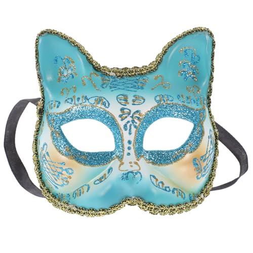 WOONEKY Maske halloween kinderkostüme masks gesichtstassen Maskiert dekoration party facecup Katzenkopf Cosplay dekorativ Gesichtsbedeckung Partygeschenk Partyzubehör Plastik von WOONEKY