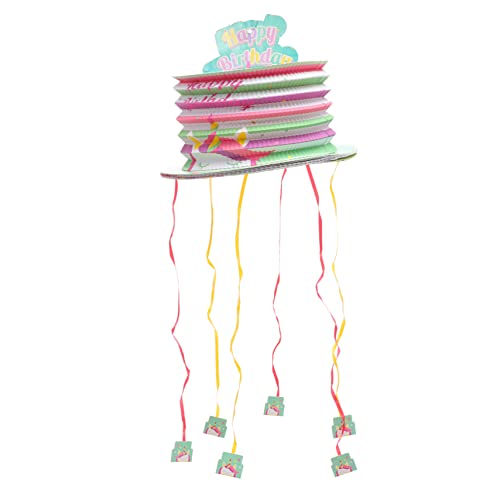 WOONEKY Schnur Einhorn-piñata Meerjungfrau-partydekorationen Laternen-piñata Laternen-pinata-spielzeug Halloween-piñata Groß Kinder Spielset Geburtstag Piñata Mini-piñatas Papier von WOONEKY