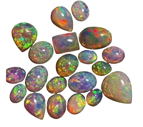 3-4mm Opal,10pcs Cabochon Rare Quality Opal,10pcs MIX Cabochon Ethiopian Opal Cabochon Natural welo opal multi fire opal loose Gemstone For Jewelry Making SK-WWG-OPAL-LOOSE-1676 von WORLD WIDE GEMS