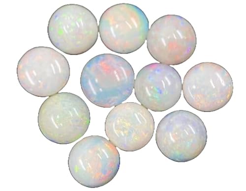 4.5MM Fine Opal (Australia),1Pcs Cabochon Rare Quality Fine Opal (Australia),1Pcs ROUND Cabochon Ethiopian Opal Cabochon Natural welo opal multi fire opal loose Gemstone For Jewelry Making von WORLD WIDE GEMS