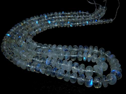 BEADS GEMSTONE 1 Strand Natural Ronite Smooth Beads Round Shape Size- 8.5mm Approx 7 Inch Code-HIGH-20563, Edelstein Metall Stein von WORLD WIDE GEMS