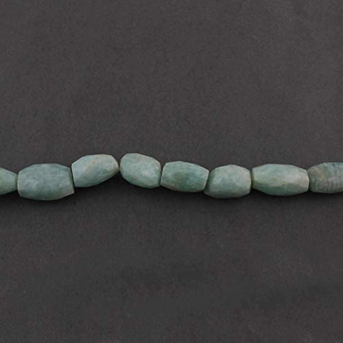 BEADS GEMSTONE 2 Strand Natural Amazonite Faceted Nuggets Briolettes - Amazonite Beads 15mmx14mm-22mmx14mm 8 Zoll Code-HIGH-14137, Edelstein Metall Stein von WORLD WIDE GEMS