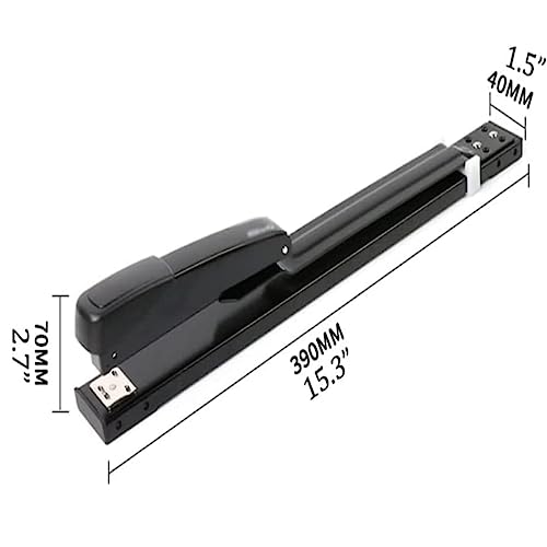 Desktop-Hefter Tragbare Schreibtischhefter, 20 Blatt Kapazität, langer Arm, multifunktionaler Desktop-Hefter for das Heften im Büro und zu Hause Hefter von WOSHIXIAOKEAI