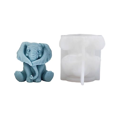 Süße Elefant Silikonform Für Fondant Kuchen Form Kerze Epoxidharz Formen Handgemachte Seife Form Werkzeug von WOURRD