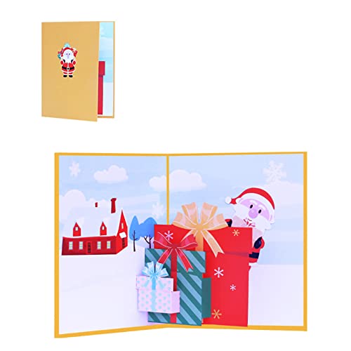 WOURRD 3d Für Weihnachtskarte Bewegbare Santa Invitation Grußgedenkkarten Für Den Valentinstag Muttertag Gifting G. WOURRD 3d Für Weihnachtskarte Bewegbare Santa Invitation Grußgedenkkarten Für Den Valentinstag Muttertag Gifting G. von WOURRD