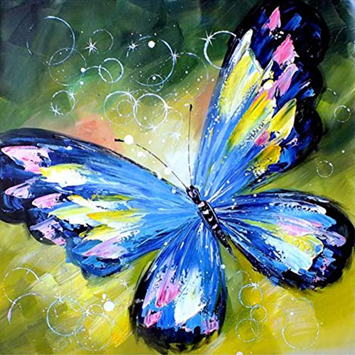 5D Diamond Painting Diamant Malerei Painting Bilder, Wowdecor Bunter Schmetterling Tiere Full Set Groß DIY Diamant Gemälde Malen Nach Zahlen von WOWDECOR