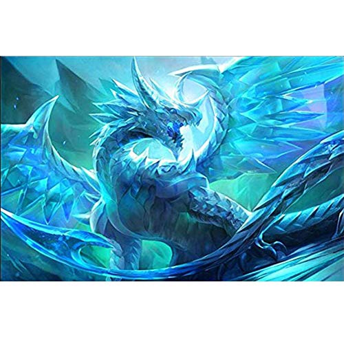 5D Diamond Painting Diamant Malerei Painting Bilder, Wowdecor Eis Drache Spiel der Throne Tiere Full Set Groß DIY Diamant Gemälde Malen Nach Zahlen von WOWDECOR