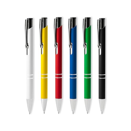 50x Kugelschreiber aus Metall Cosmos Soft rot – rutschfeste Softtouch-Oberfläche, langlebige schwarze Jumbo-Mine, Premium Werbestift in Farben nach Wahl – ideal als Give-away oder Bürobedarf 50x Kugelschreiber aus Metall Cosmos Soft rot – rutschfeste Softtouch-Oberfläche, langlebige schwarze Jumbo-Mine, Premium Werbestift in Farben nach Wahl – ideal als Give-away oder Bürobedarf von WPRO