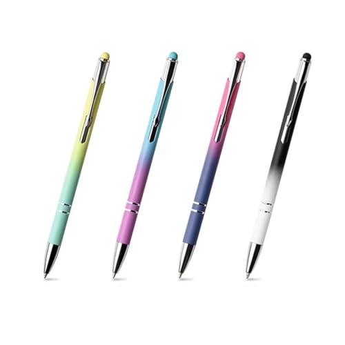 WPRO Touchpen Bella | 100er Set | Eingabe-Stift & Kugelschreiber 2in1 | Tablet & Smartphone | Touch-Screen Stylus-Pen Spitze | Multicolor | Regenbogenfarben von WPRO