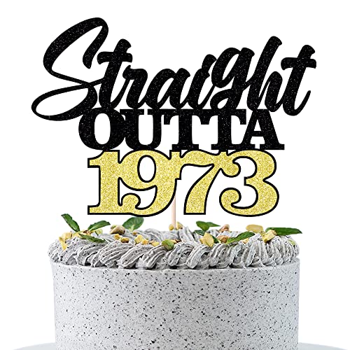 WRACKKIAR Straight Outta Tortenaufsatz "Happy 50th Birthday", 1973 von WRACKKIAR