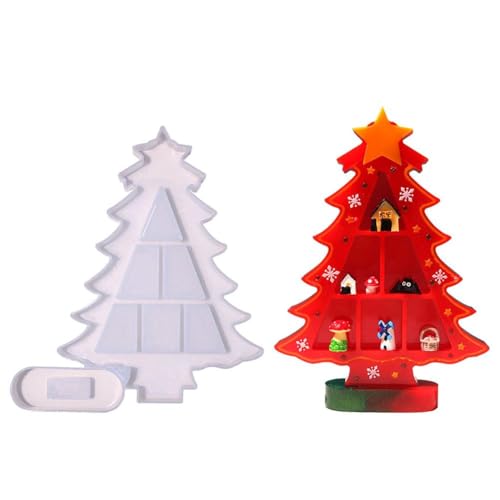 Weihnachtsbaum-Silikonform, 3D-Baum-Form, Silikon-Epoxidharz-Form, Silikon-Baumform, Weihnachtsschmuck von WRIBZD