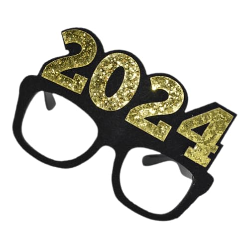 WRITWAA 1 Paar 2024 Digitalbrille Partybrille runder Rahmen Rave Kaleidoskop-Brille schwärmt retro Pint halloween brillen leuchtbrillen Sonnenbrille 2024 Silvester-Party-Sonnenbrille Vlies von WRITWAA