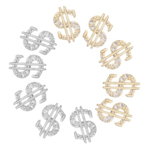 WRITWAA 10 Stück Nageldiamantschmuck Nagelkunstbedarf Nageledelsteine Charms Zubehör Nageldekorationen Nageldollar Maniküre Nageldollar Mini Zum Basteln WRITWAA 10 Stück Nageldiamantschmuck Nagelkunstbedarf Nageledelsteine Charms Zubehör Nageldekorationen Nageldollar Maniküre Nageldollar Mini Zum Basteln von WRITWAA