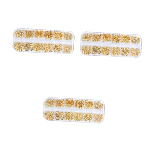 WRITWAA 3 Boxen Goldene Metall Nagelaufkleber Meeresstern Nail Art Dekoration für Maniküre Vielseitig Einsetzbar für Nägel Handy und Mehr WRITWAA 3 Boxen Goldene Metall Nagelaufkleber Meeresstern Nail Art Dekoration für Maniküre Vielseitig Einsetzbar für Nägel Handy und Mehr von WRITWAA