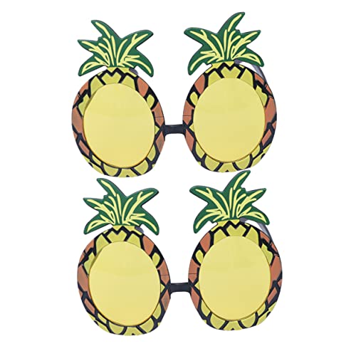 WRITWAA 4 Stück Ananas Brille Cosplay Party Brille Ananas Party Brille Lustige Brille von WRITWAA