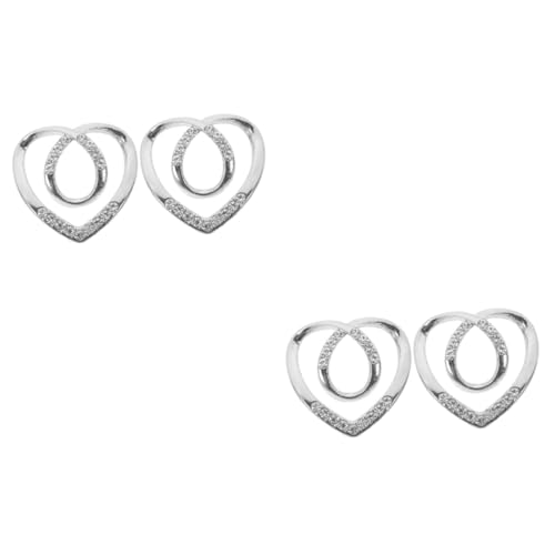 WRITWAA 4 Stück Anti Rutsch Seidenschal Schnalle Schal Schnalle Ring Strickjacke Schnalle Bekleidungsring Schal Ring Verschluss Schal Verschlüsse Kleid Ring Schal Ring Schnalle von WRITWAA