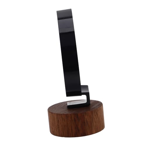 WRITWAA Uhrenständer Armbandanzeigehalter Uhrenboxen Schmuckständer Für Die Arbeitsplatte Uhrendisplay-kissen Bild Steht Für Anzeige Dekorativer Tellerständer Staffeleien Glocke Holz Black von WRITWAA