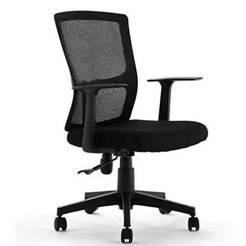 WSYSHHG Ergonomischer Bürostuhl mit Gelenk aus schwarzem Netzstoff, 59 x 102 cm von WSYSHHG