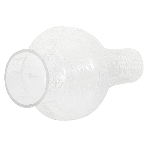 Öllampe, Kerosinlampe, Schornstein für antike Öl- und Kerosinlampen, 1 Packung Milchglas, Kerosin-Lampenschirm, Ersatzöllampenbrenner, Glasrohr-Lichtabdeckung von WUHUQN