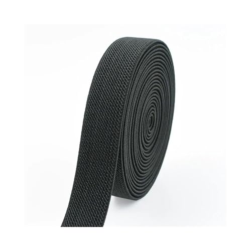 Elastisches Band für Hosen, Bund, Nähen, Gummiband, Kleidung, Gürtel, Unterwäsche, Stretch-Gurtband, DIY-Zubehör, Dunkelgrau, 5 m - 38 mm von WUJIHE